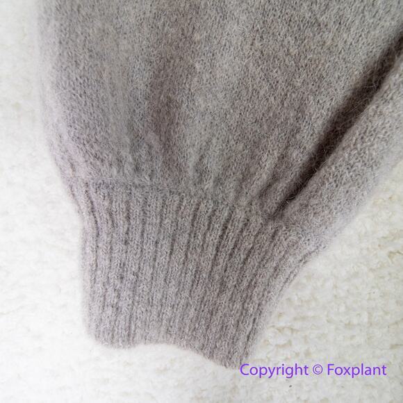 New! DESIGNER REMIX CHARLOTTE ESKILDSEN tyler Short Sleeve Wool Blend Sweater - Picture 4 of 10